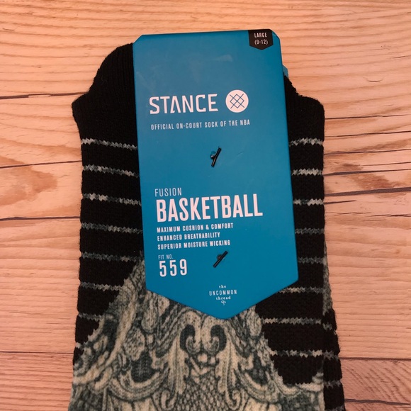 Stance Fusion Basketball Cash Men’s Crew Socks - Picture 10 of 13